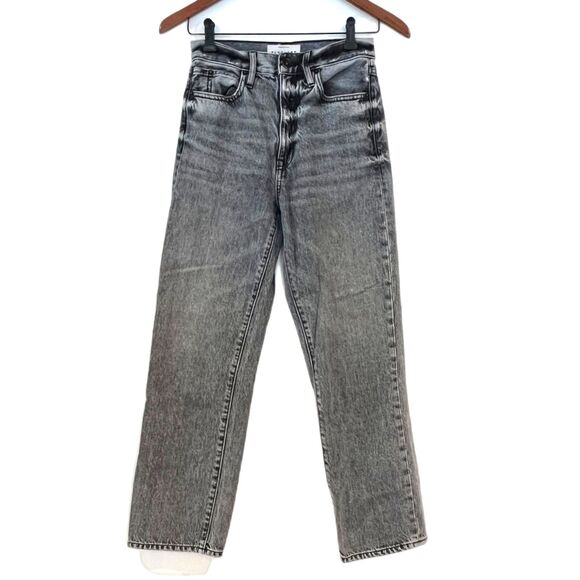 SLVRLAKE Jeans London Crop Moonlight Wash Size 24 100% Cotton Straight Leg $310 - Picture 2 of 10